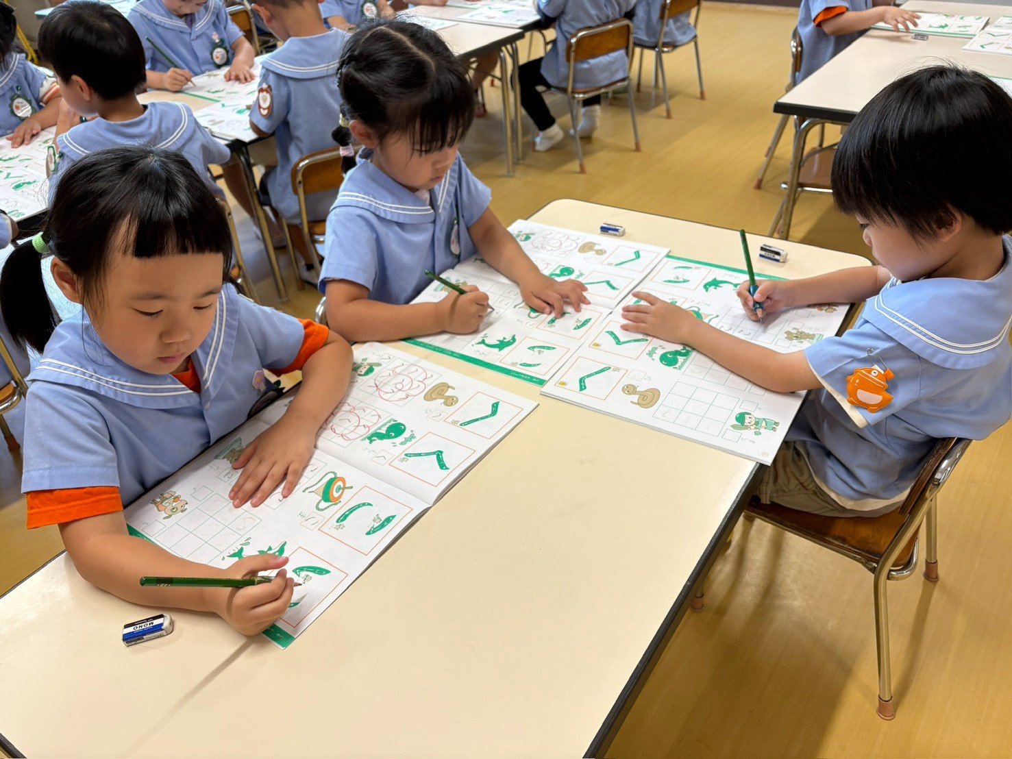 学習プログラムの様子