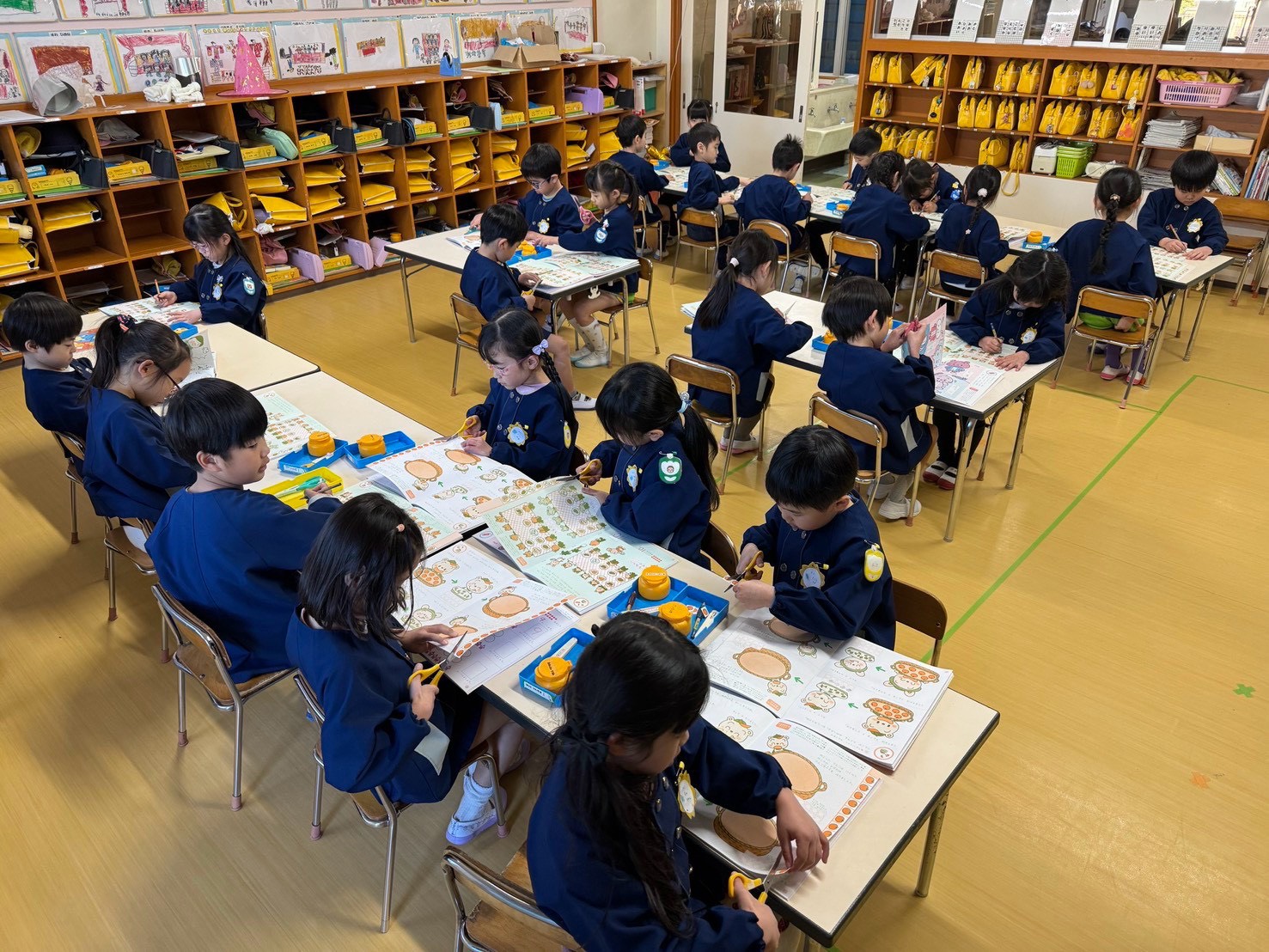 学習プログラムの様子